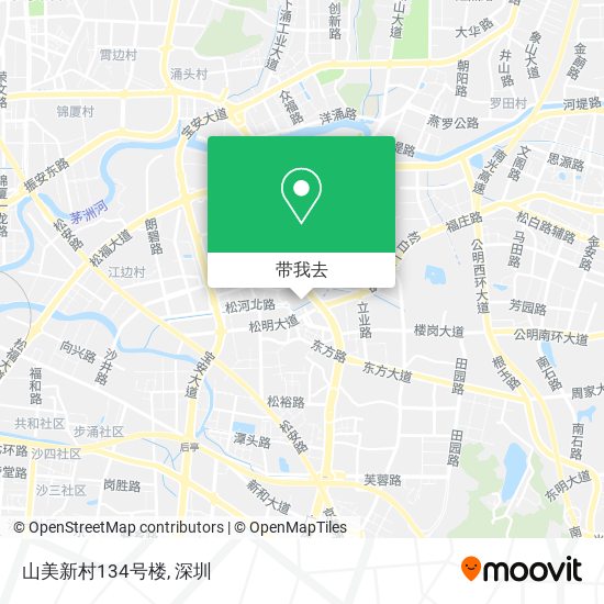 山美新村134号楼地图