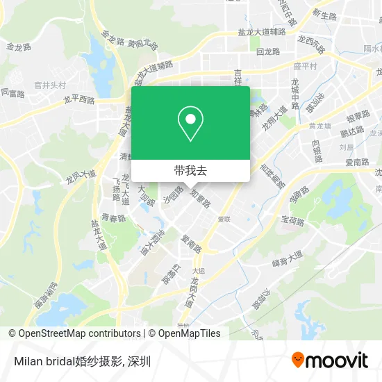 Milan bridal婚纱摄影地图