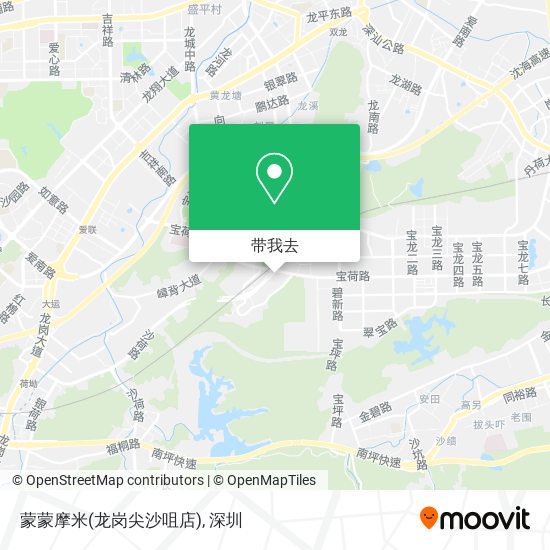 蒙蒙摩米(龙岗尖沙咀店)地图