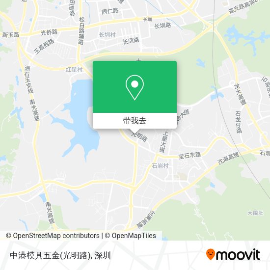 中港模具五金(光明路)地图