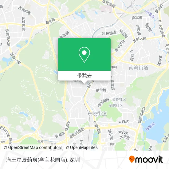 海王星辰药房(粤宝花园店)地图