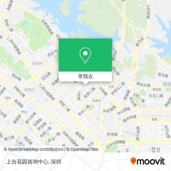 上合花园咨询中心地图