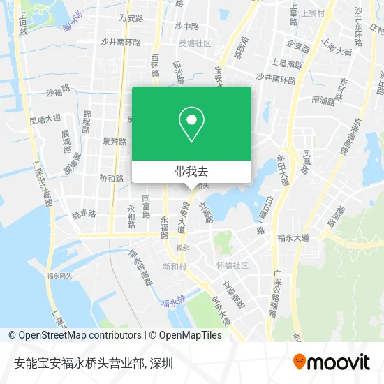 安能宝安福永桥头营业部地图