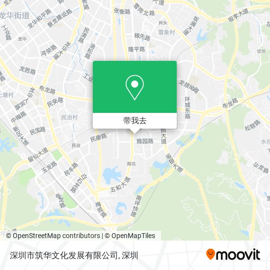 深圳市筑华文化发展有限公司地图