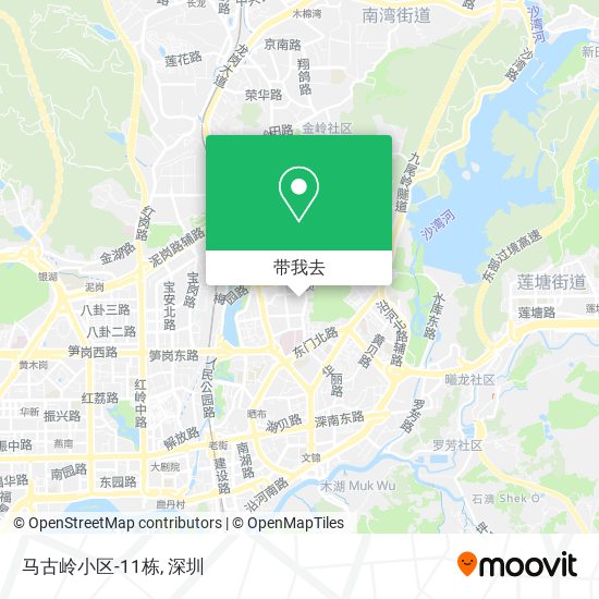 马古岭小区-11栋地图