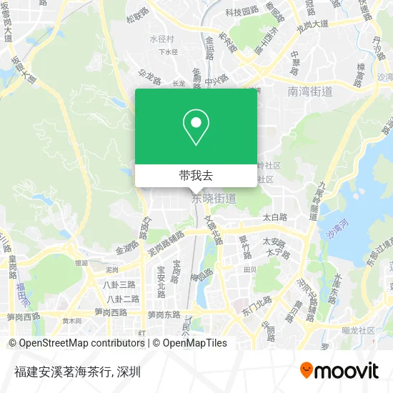 福建安溪茗海茶行地图