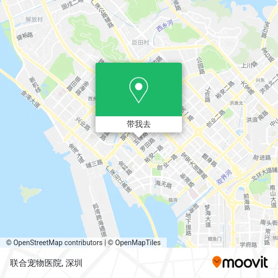 联合宠物医院地图