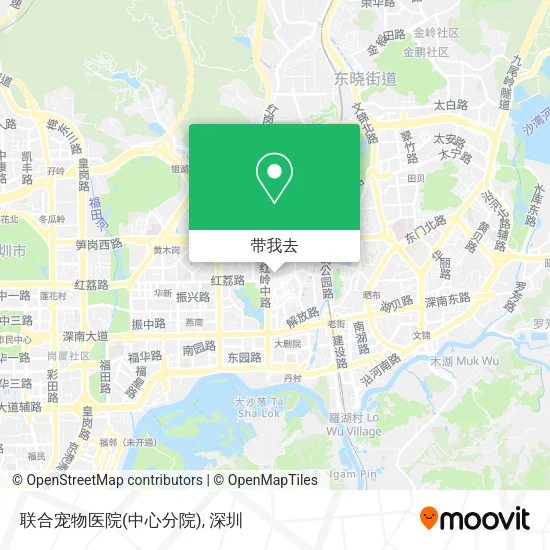 联合宠物医院(中心分院)地图