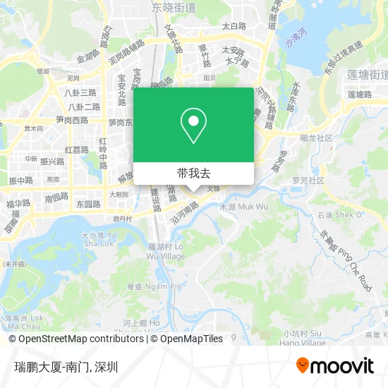 瑞鹏大厦-南门地图