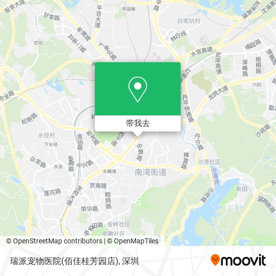 瑞派宠物医院(佰佳桂芳园店)地图