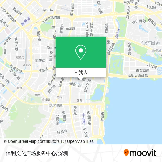 保利文化广场服务中心地图