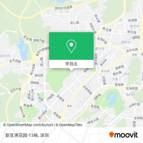 新亚洲花园-13栋地图