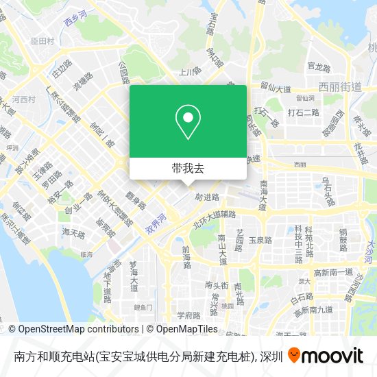 南方和顺充电站(宝安宝城供电分局新建充电桩)地图