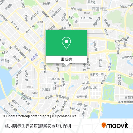 丝贝朗养生养发馆(麒麟花园店)地图