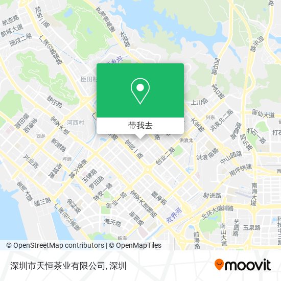 深圳市天恒茶业有限公司地图