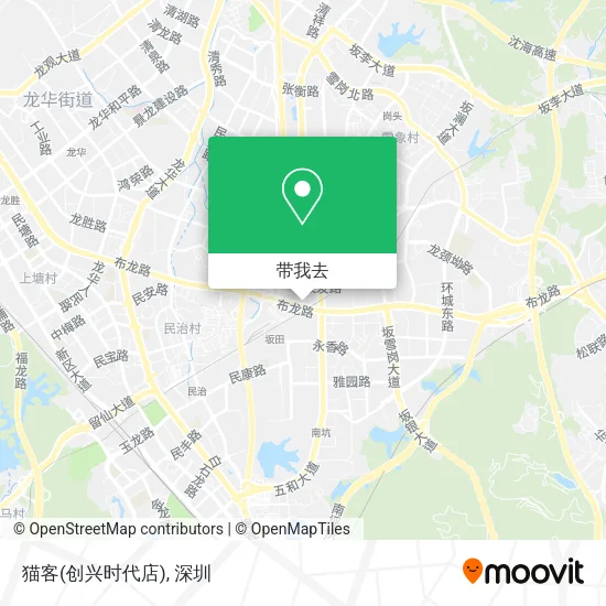 猫客(创兴时代店)地图