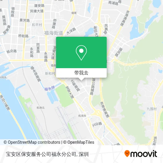 宝安区保安服务公司福永分公司地图