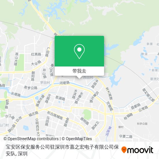 宝安区保安服务公司驻深圳市嘉之宏电子有限公司保安队地图
