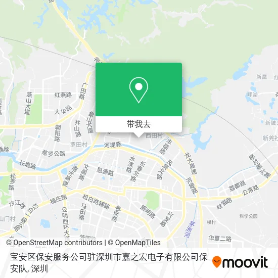 宝安区保安服务公司驻深圳市嘉之宏电子有限公司保安队地图