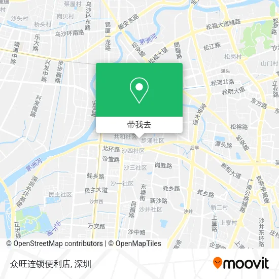 众旺连锁便利店地图
