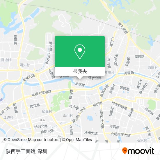 陕西手工面馆地图