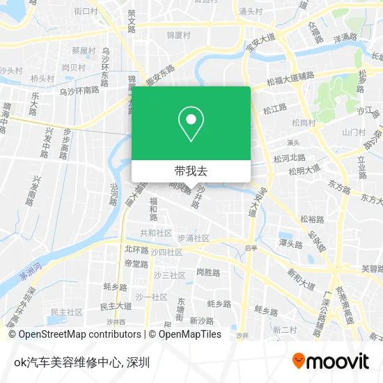 ok汽车美容维修中心地图