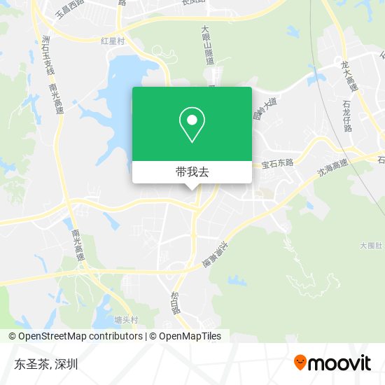 东圣茶地图