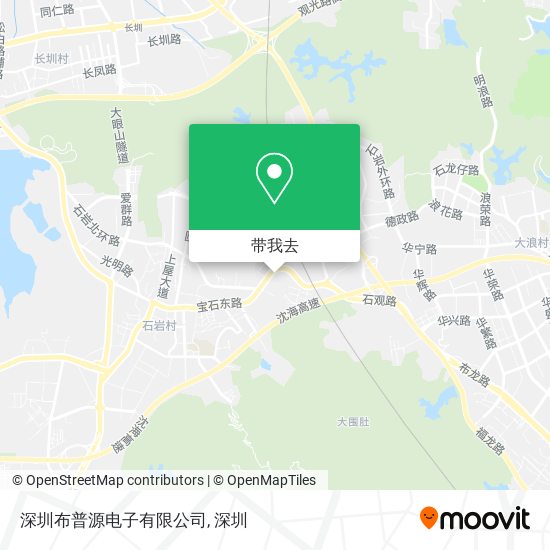 深圳布普源电子有限公司地图
