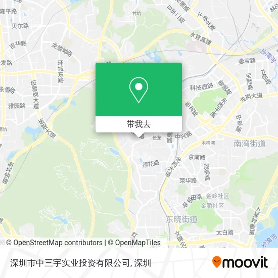 深圳市中三宇实业投资有限公司地图