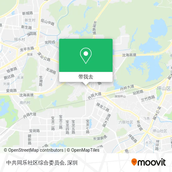 中共同乐社区综合委员会地图