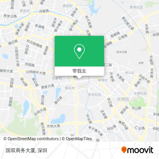 国双商务大厦地图