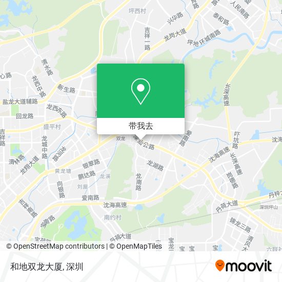 和地双龙大厦地图