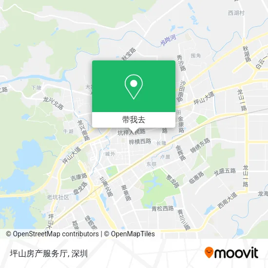 坪山房产服务厅地图