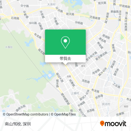 南山驾校地图