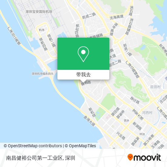 南昌健裕公司第一工业区地图