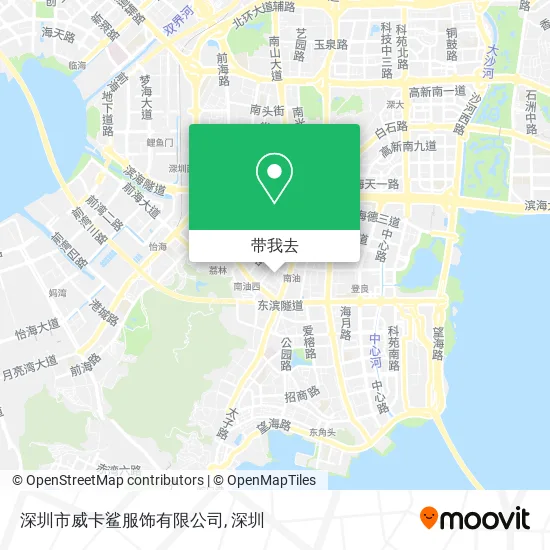 深圳市威卡鲨服饰有限公司地图