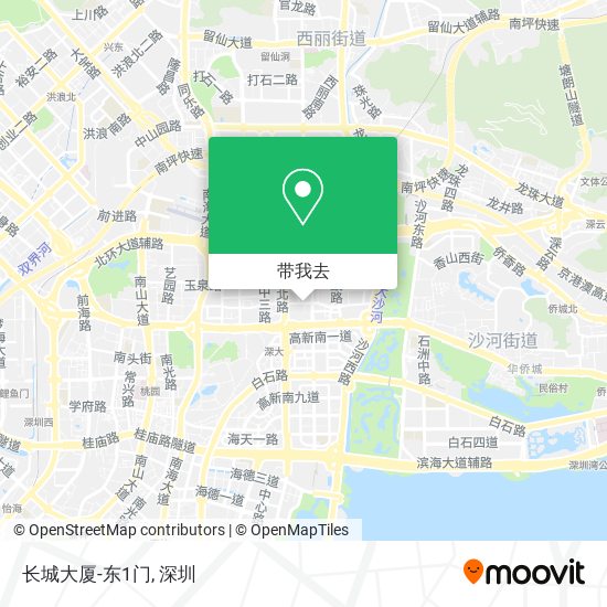 长城大厦-东1门地图