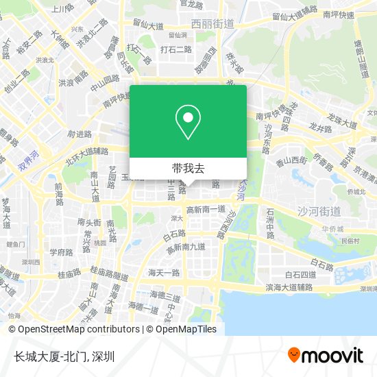 长城大厦-北门地图