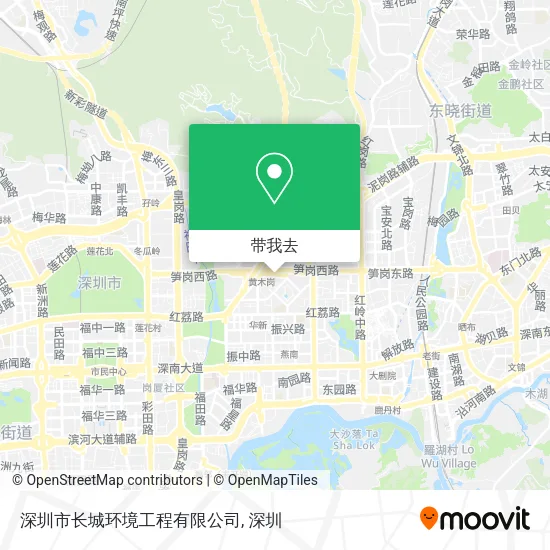 深圳市长城环境工程有限公司地图