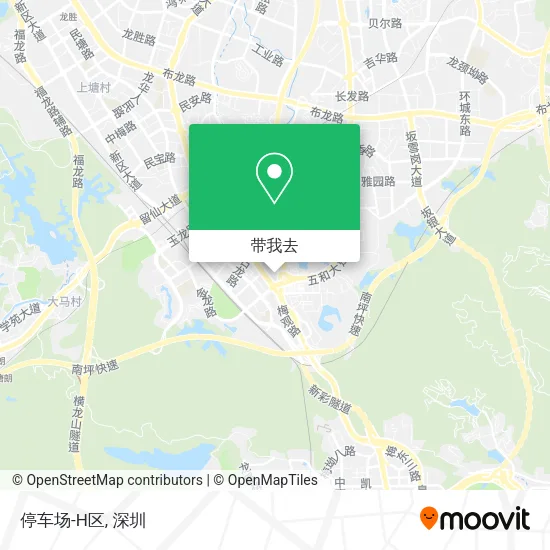 停车场-H区地图