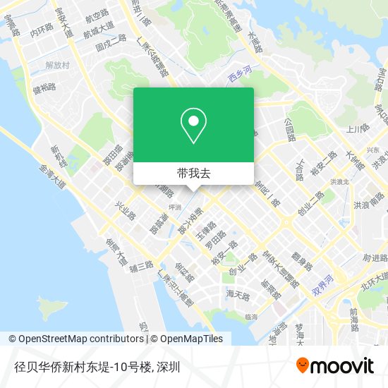 径贝华侨新村东堤-10号楼地图