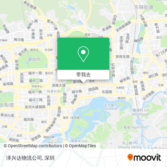 泽兴达物流公司地图