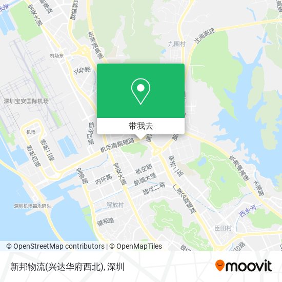 新邦物流(兴达华府西北)地图