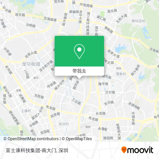 富士康科技集团-南大门地图