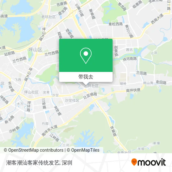 潮客潮汕客家传统发艺地图