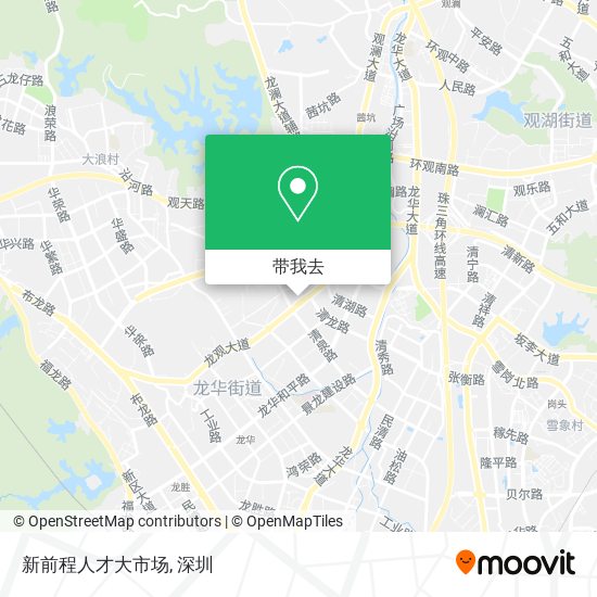 新前程人才大市场地图