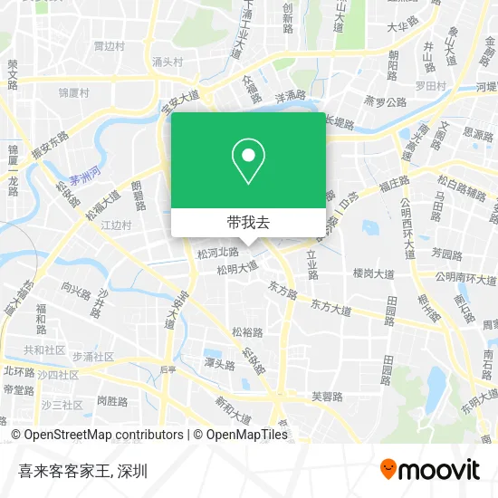 喜来客客家王地图