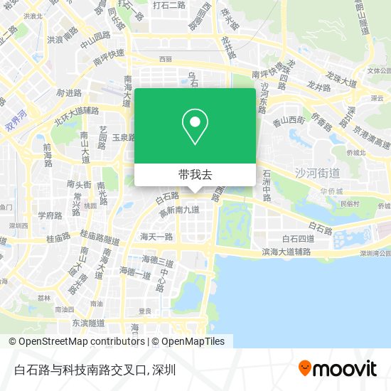 白石路与科技南路交叉口地图