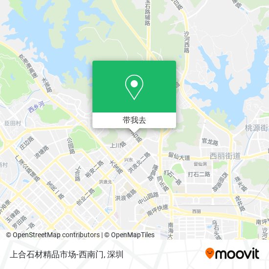 上合石材精品市场-西南门地图