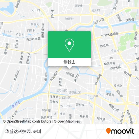 华盛达科技园地图
